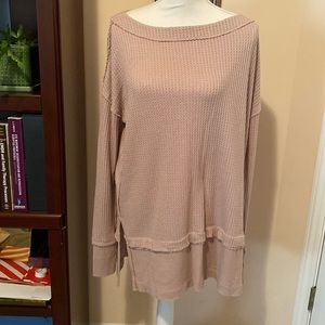 We The Free Generous Oversized Knit Top Size XS, but fits up to XL